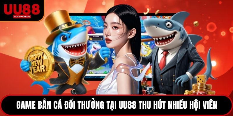 Game bắn cá đổi thưởng tại UU88 thu hút nhiều hội viên